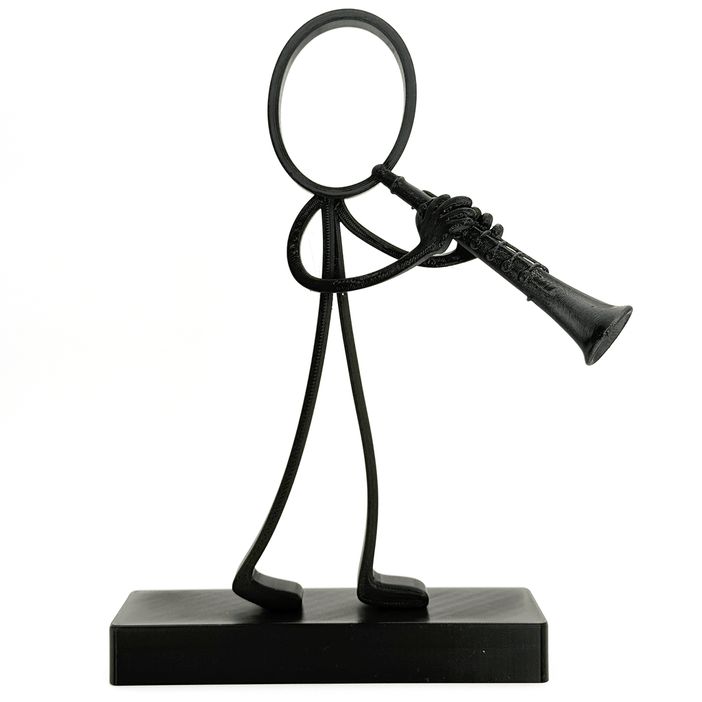 Stickyman Klarinettist - 3dbende