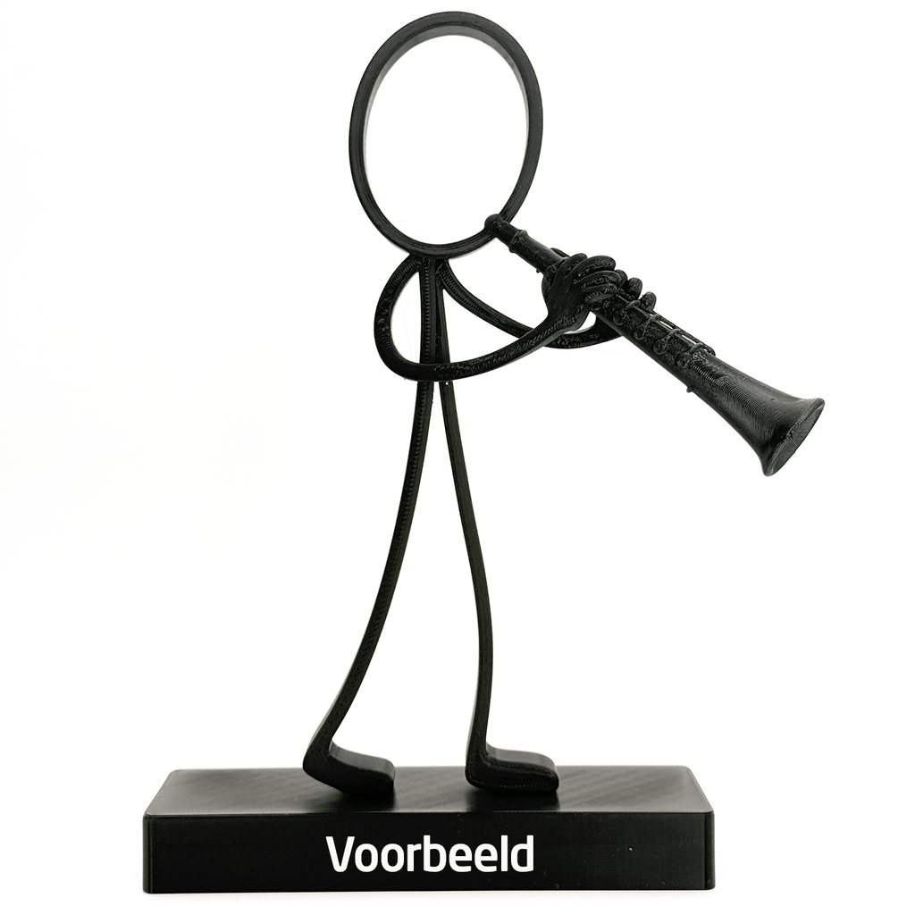 Stickyman Klarinettist - 3dbende