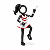 Stickyman Majorette - 3dbende