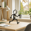 Stickyman Marathonloper Decoratie – Minimalistisch Silhouet - 3dbende