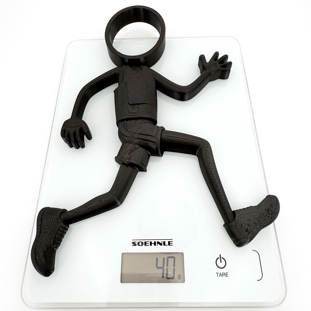 Stickyman Marathonloper Decoratie – Minimalistisch Silhouet - 3dbende