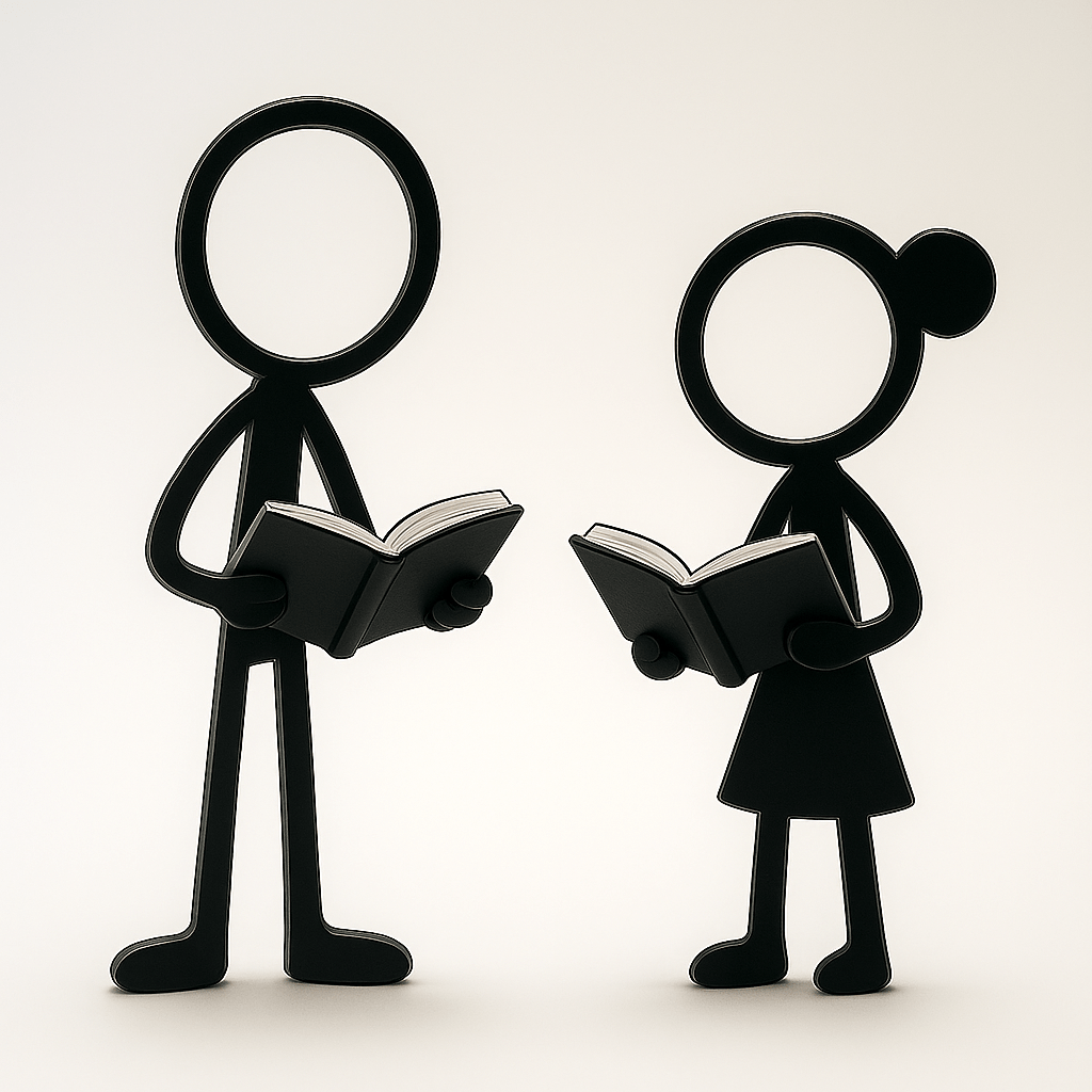 Stickyman Meester / Juf - 3dbende