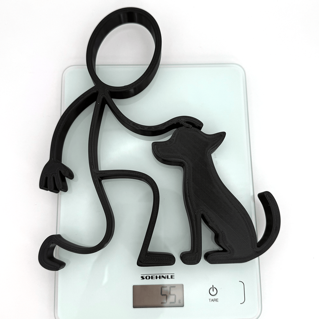 Stickyman met Hond - 3dbende