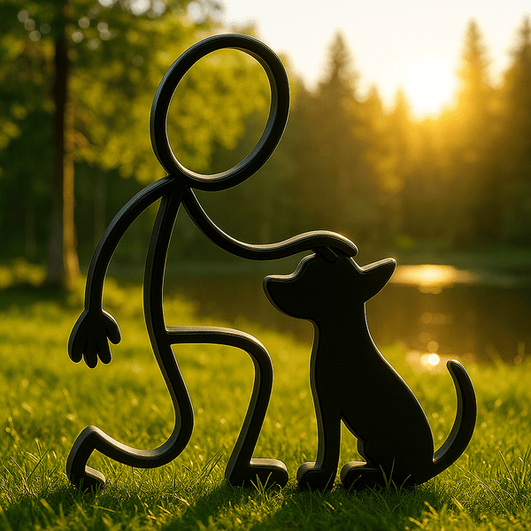 Stickyman met Hond - 3dbende