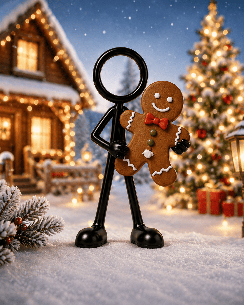 Stickyman met Peperkoekmannetje - 3dbende