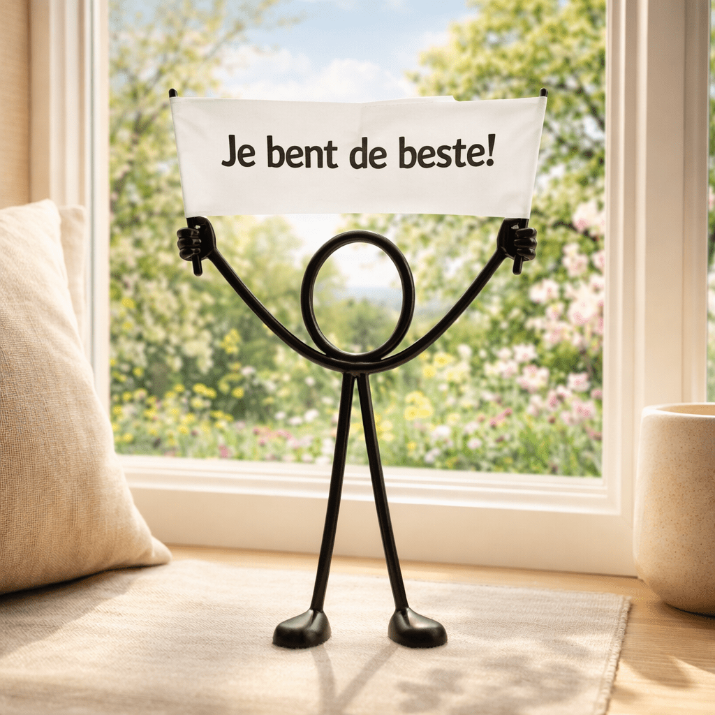Stickyman met Spandoek - 3dbende