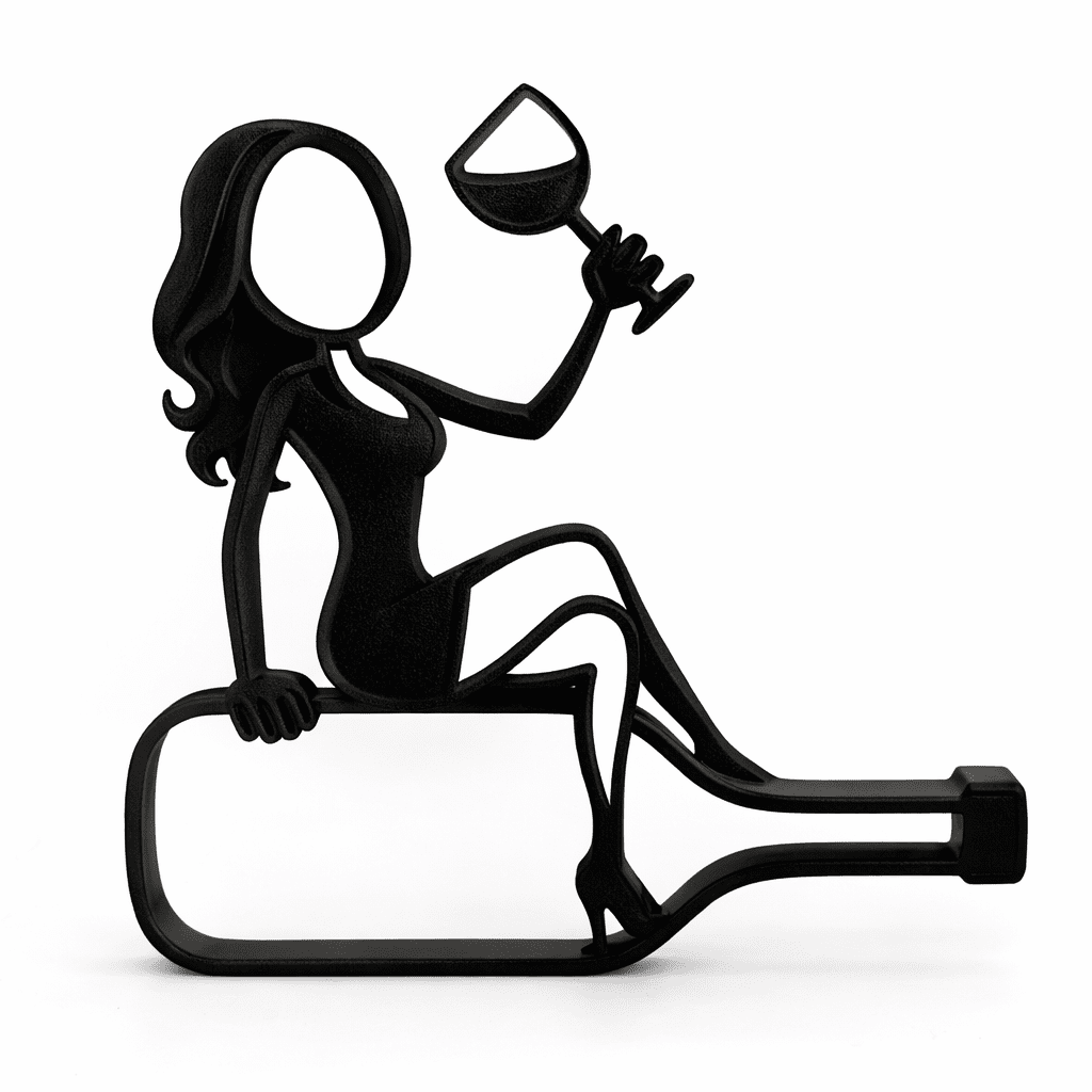 Stickyman Moeder met Wijn - 3dbende