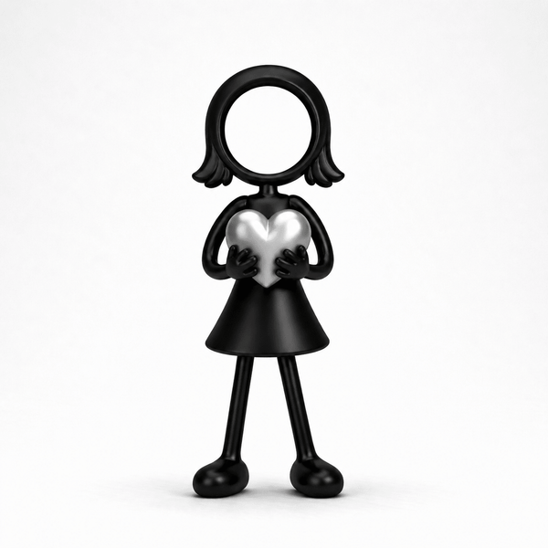 Stickyman Moeder/Vrouw Hart