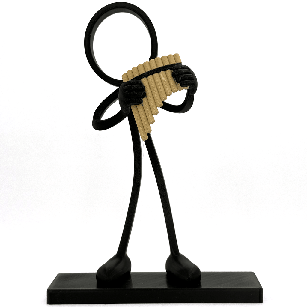 Stickyman Panfluitspeler - 3dbende