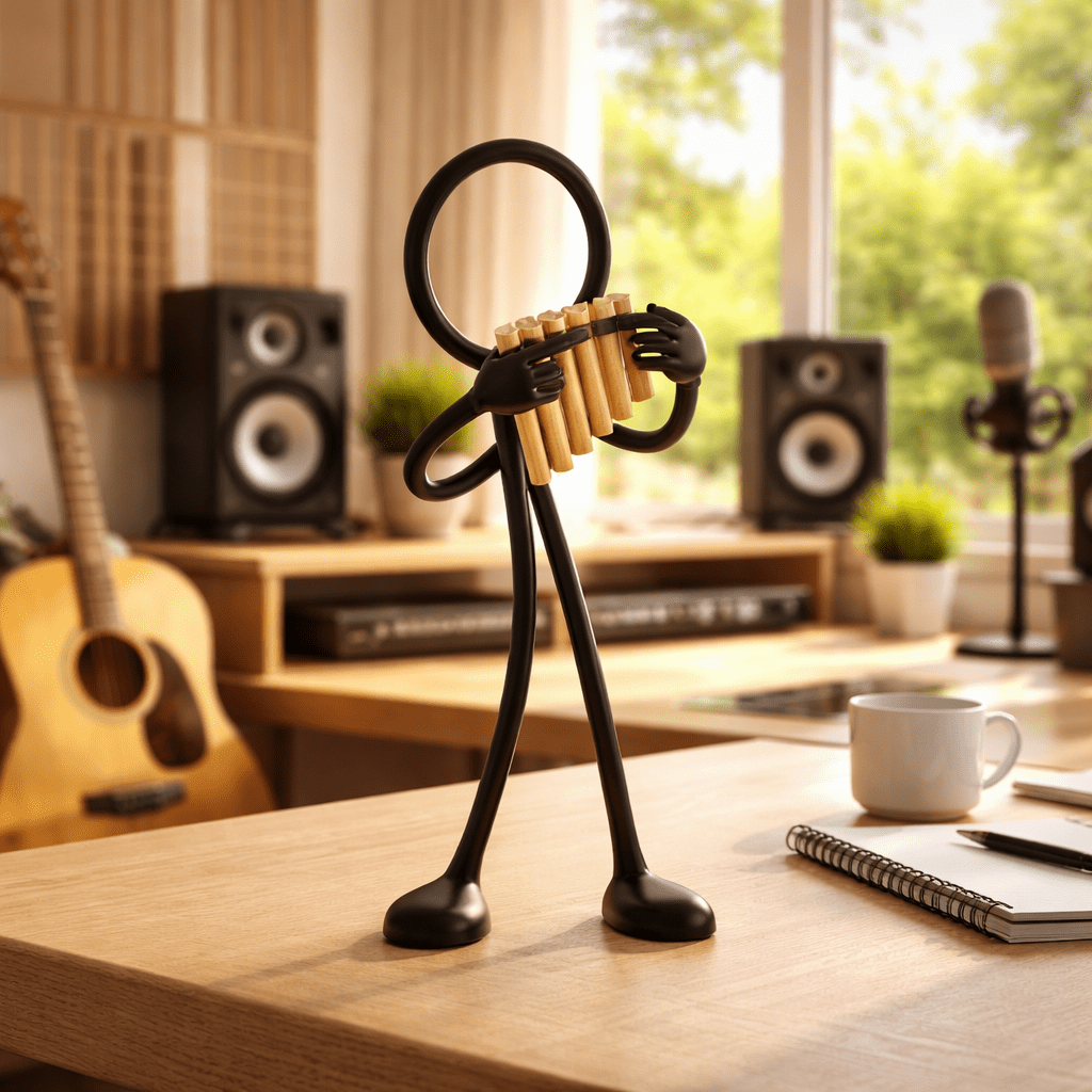 Stickyman Panfluitspeler - 3dbende