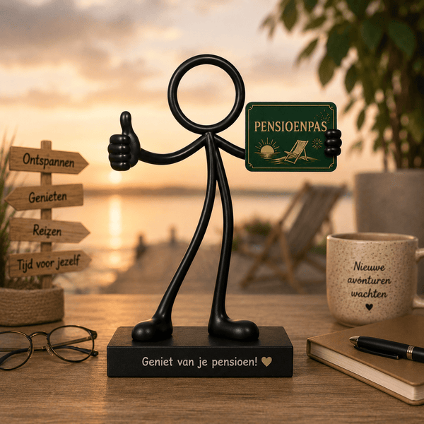 Stickyman Pensioen – persoonlijk pensioencadeau - 3dbende