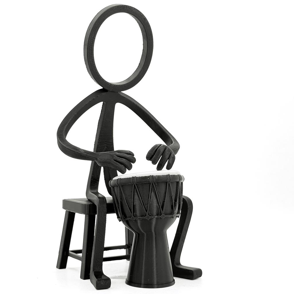 Stickyman Percussionist - 3dbende
