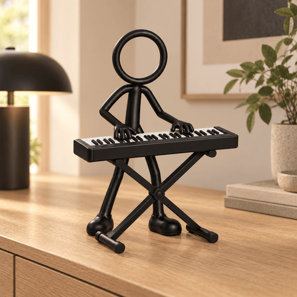 Stickyman pianist 2.0 in warm interieur