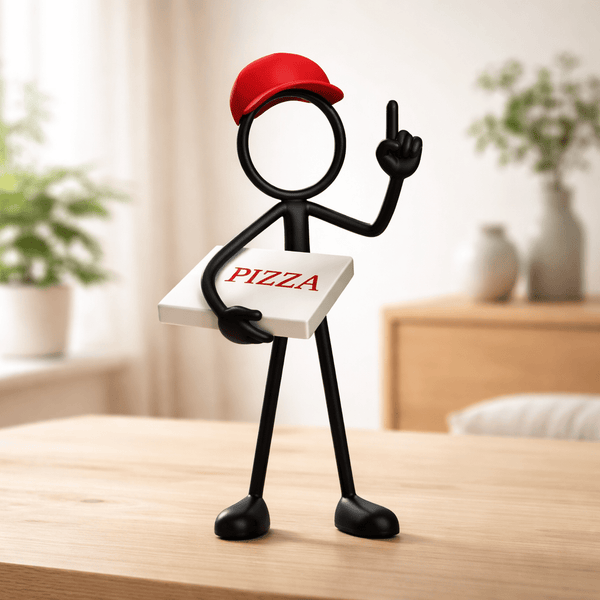 Stickyman Pizzabezorger - 3dbende
