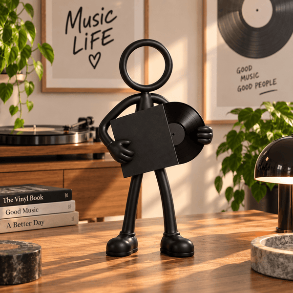Stickyman Platenverzamelaar – persoonlijk cadeau voor vinylliefhebber - 3dbende