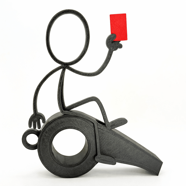 Stickyman Scheidsrechter – Symbool voor Eerlijkheid & Sportiviteit