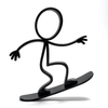 Stickyman Snowboard Jumper - 3dbende