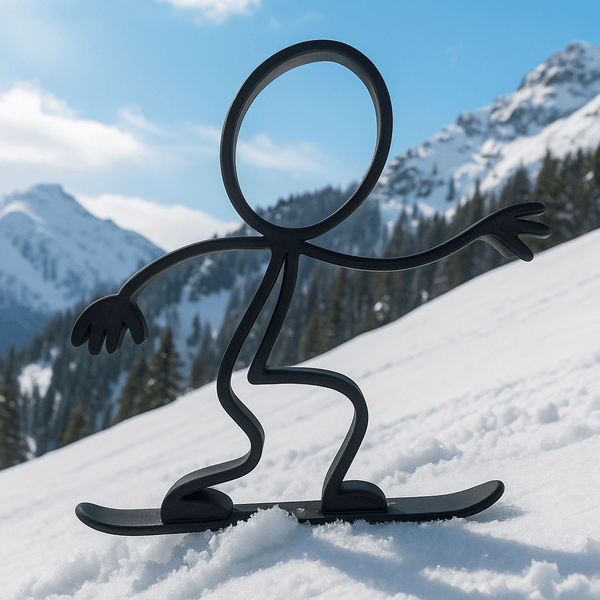 Stickyman Snowboarder - 3dbende