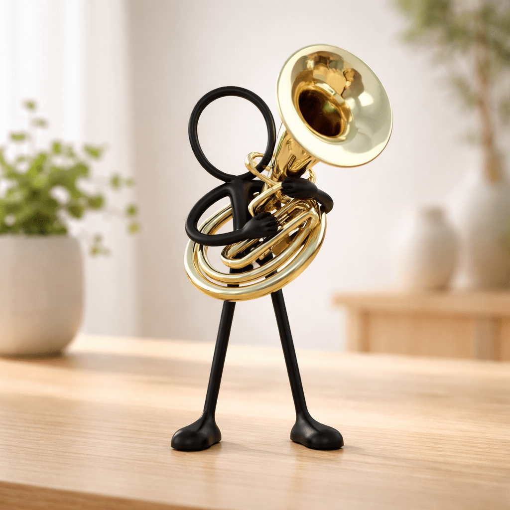 Stickyman Sousafoon Speler - 3dbende
