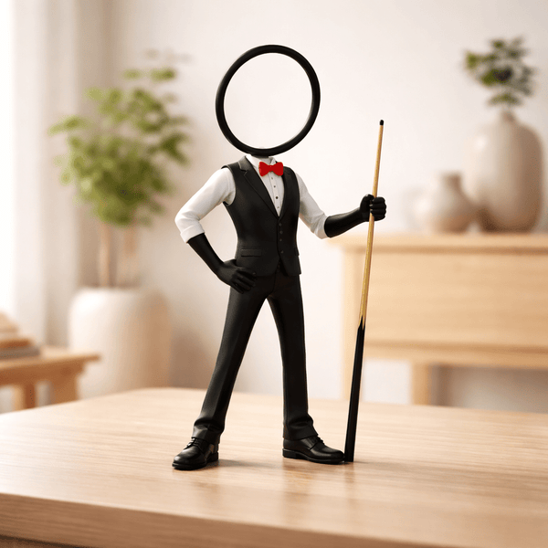 Stickyman staande Biljarter – Limited Edition - 3dbende