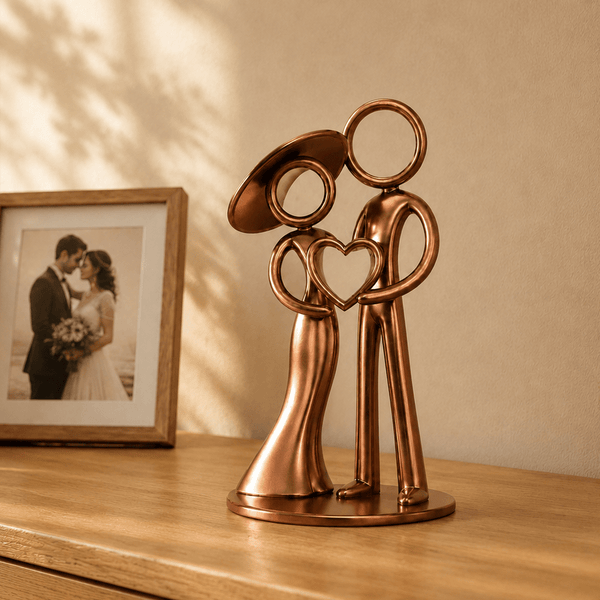 Stickyman stel met hart - 3dbende