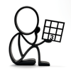 Stickyman Sudokuspeler - 3dbende