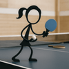 Stickyman Tafeltennis Speler / Speelster - 3dbende