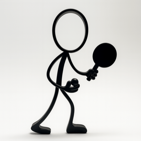 Stickyman Tafeltennis Speler / Speelster