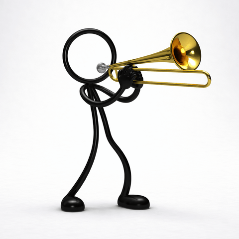 Stickyman Trombonist (nieuwe versie)