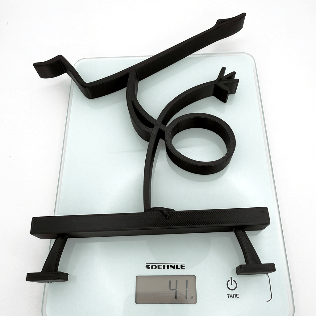 Stickyman Turner Decoratie – Minimalistische Turnster in Lijnvorm - 3dbende