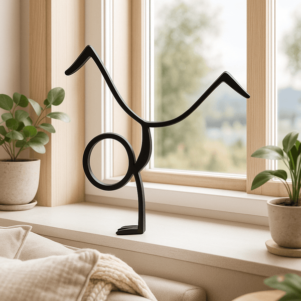 Stickyman Turner in handstand - 3dbende