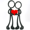 Stickyman Twee Mannen met Hart - 3dbende