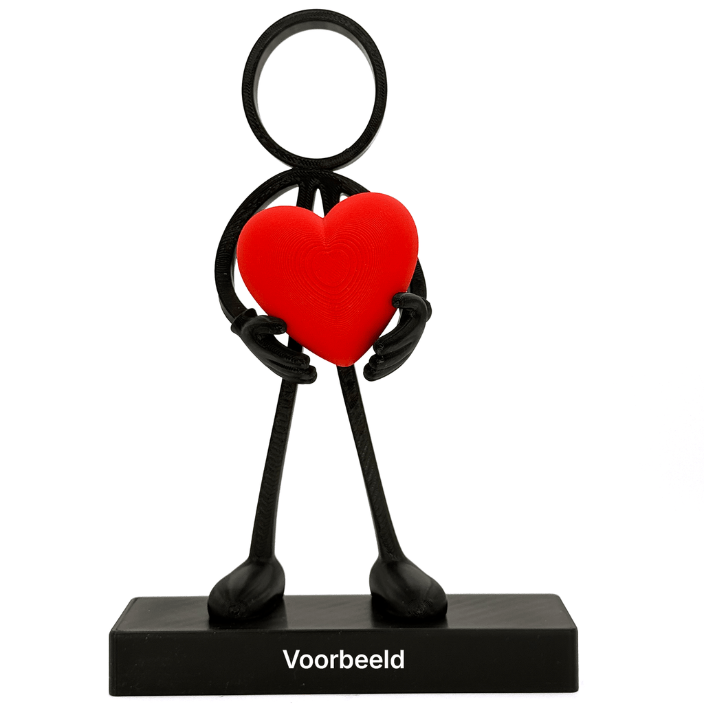 Stickyman Vader met hart - 3dbende