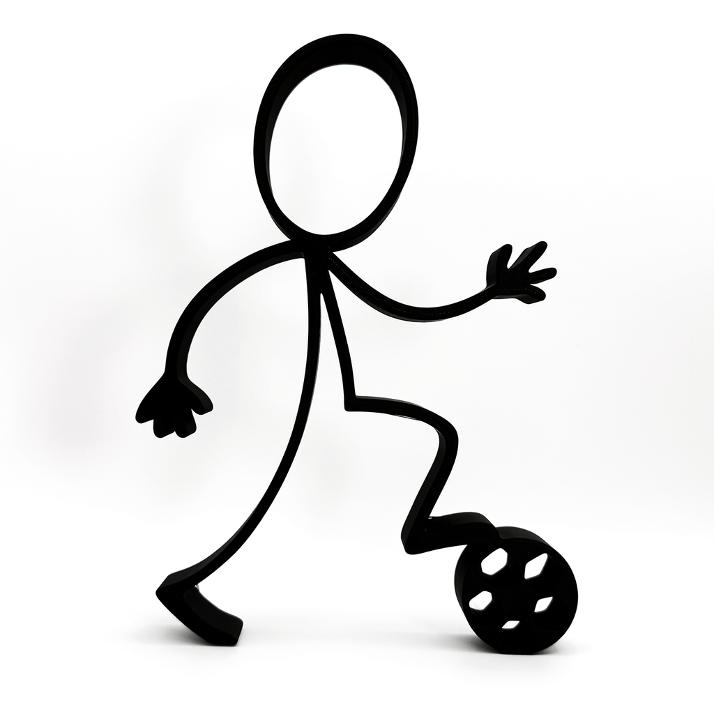 Stickyman Voetballer - 3dbende