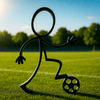 Stickyman Voetballer - 3dbende