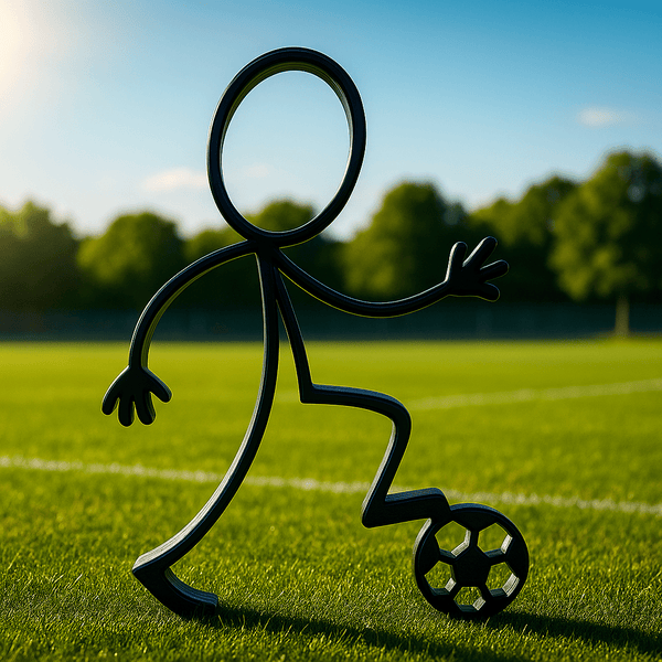 Stickyman Voetballer - 3dbende