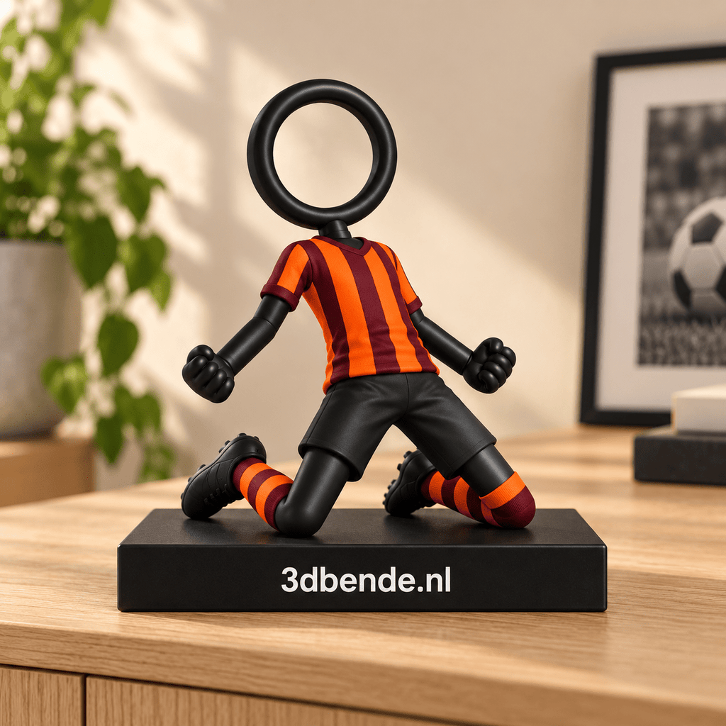 Stickyman Voetballer Knieschuiver – cadeau voor voetballer - 3dbende