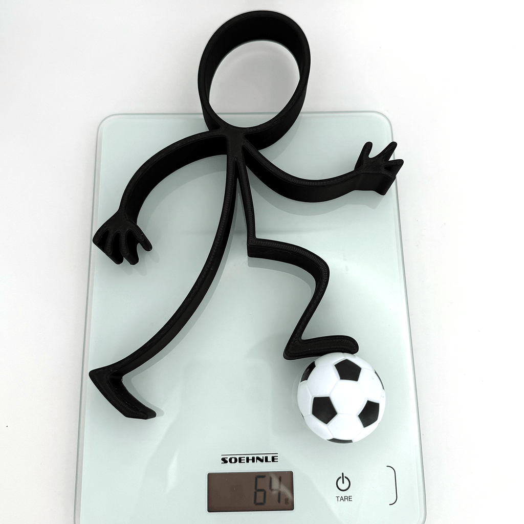 Stickyman Voetballer – met losse voetbal (3,5 cm) - 3dbende