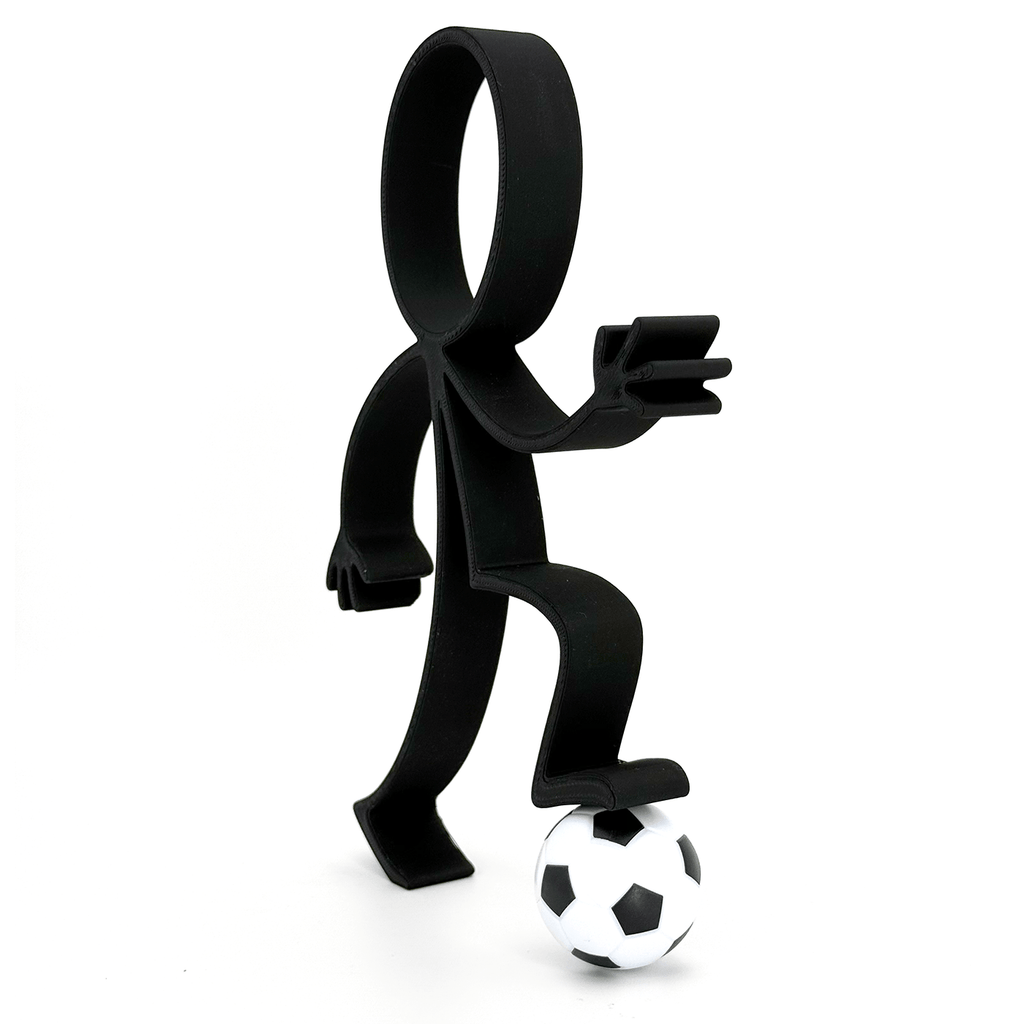 Stickyman Voetballer – met losse voetbal (3,5 cm) - 3dbende