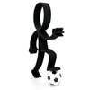 Stickyman Voetballer – met losse voetbal (3,5 cm) - 3dbende