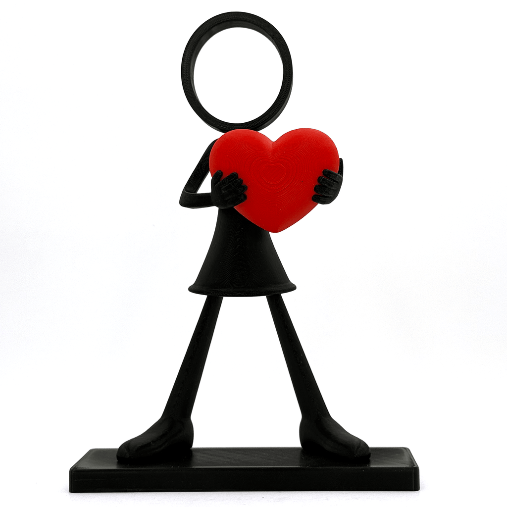Stickyman Vrouw met Hart - 3dbende