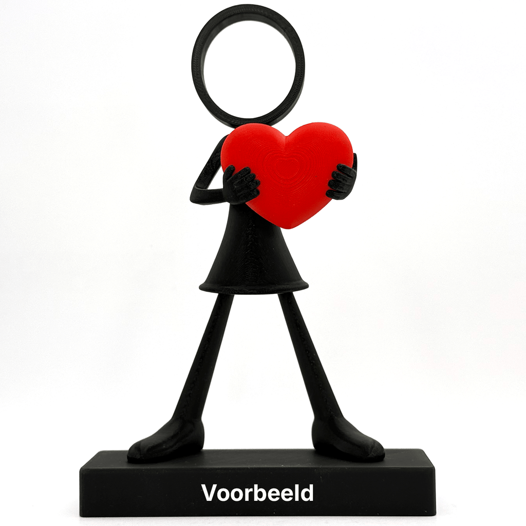 Stickyman Vrouw met Hart - 3dbende