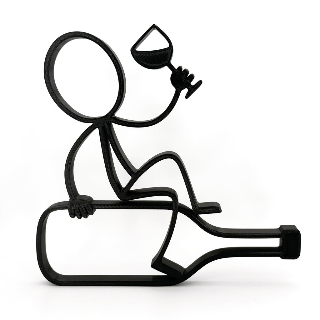 Stickyman Wijndrinker - 3dbende
