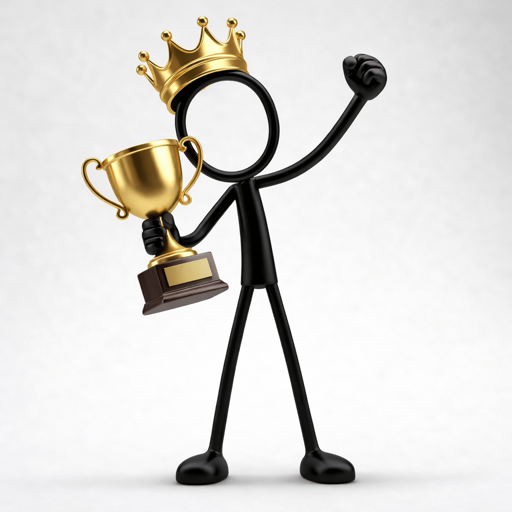 Stickyman Winnaar - 3dbende