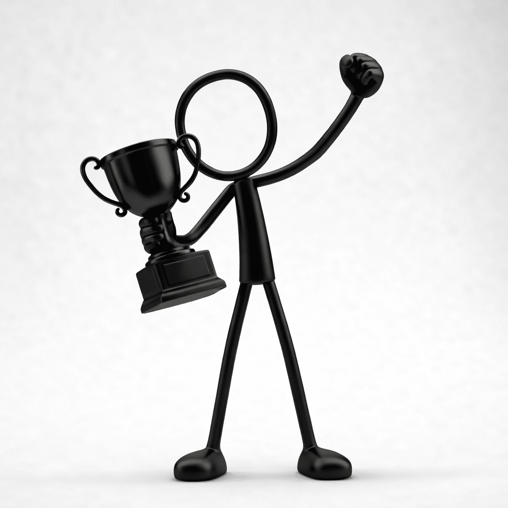 Stickyman Winnaar - 3dbende