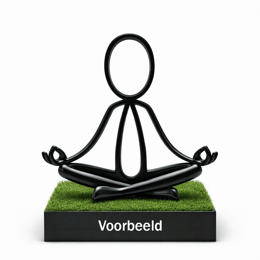 Stickyman Yoga – Meditatie Decoratie (Zen Pose) - 3dbende
