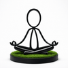 Stickyman Yoga – Meditatie Decoratie (Zen Pose) - 3dbende