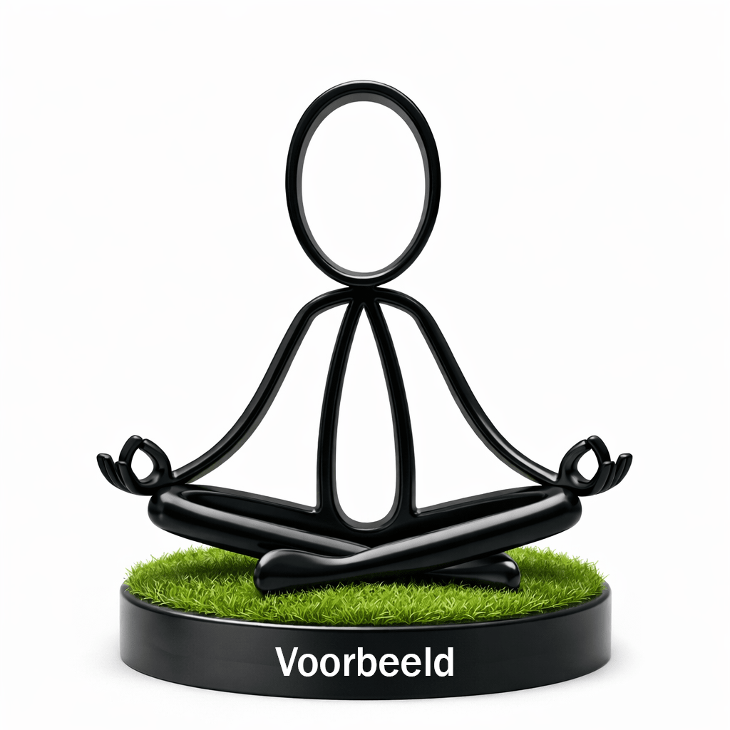Stickyman Yoga – Meditatie Decoratie (Zen Pose) - 3dbende