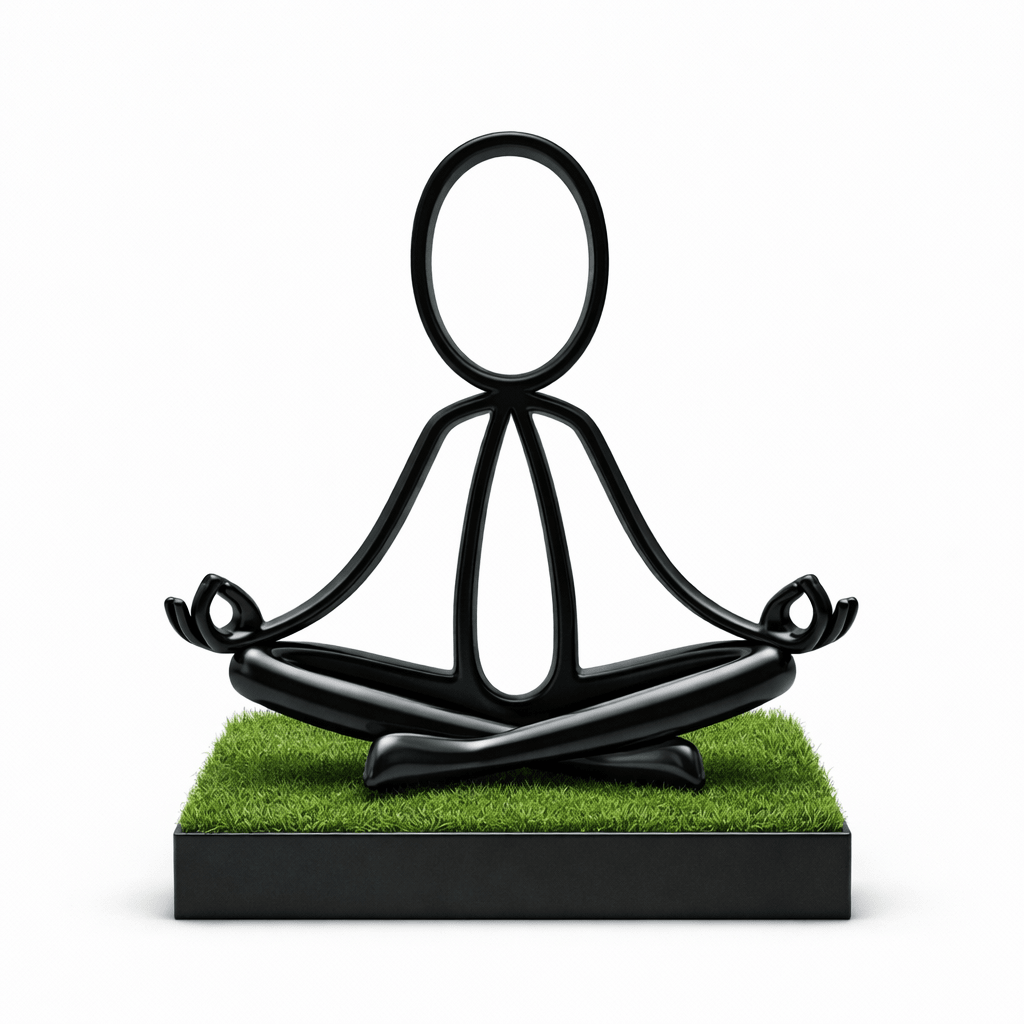 Stickyman Yoga – Meditatie Decoratie (Zen Pose) - 3dbende
