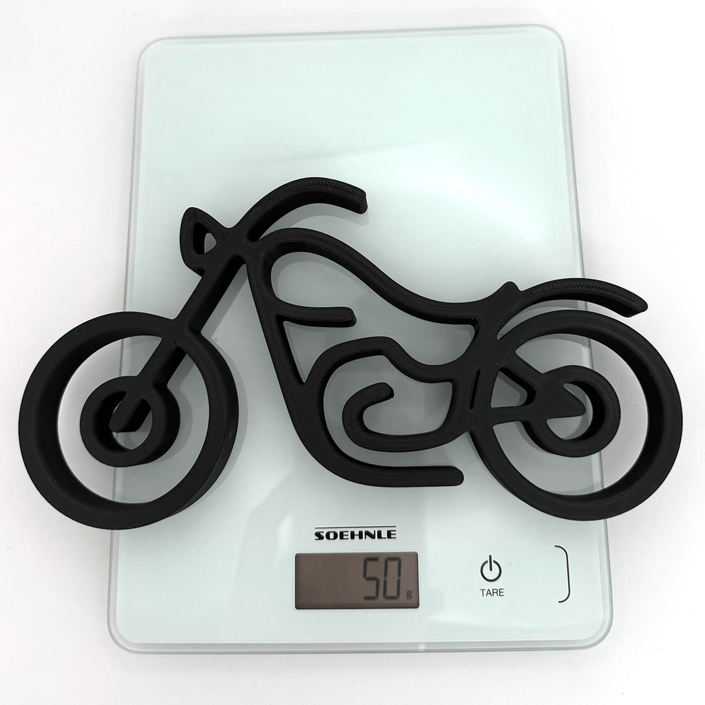 Stoere motor decoratie – minimalistisch en krachtig design - 3dbende